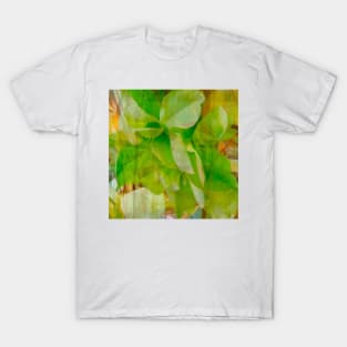 Ethereal Leaf Abstract T-Shirt